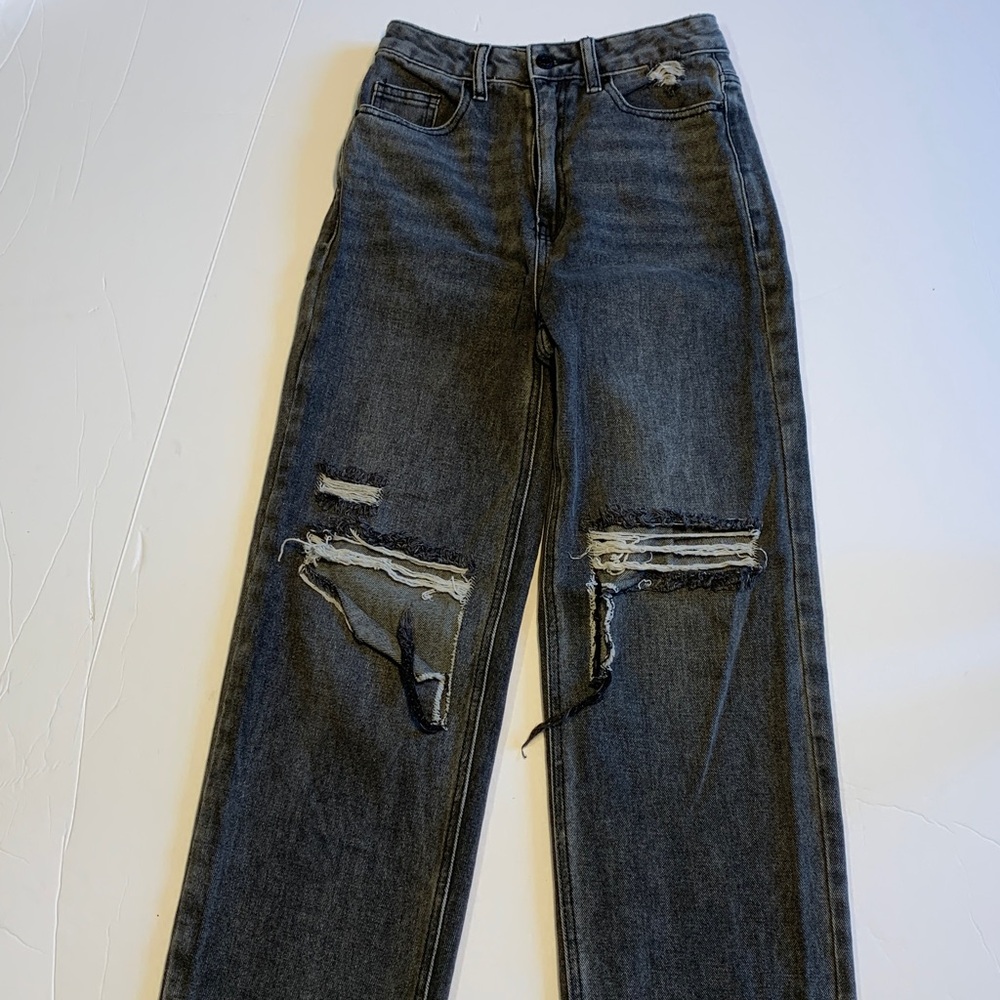 PacSun 90’s Boyfriend size 25 Charcoal Denim jeans